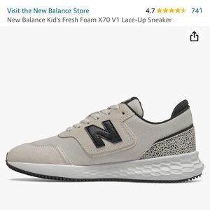 New Balance Kids Freshfoam XC70 V1 lace up size 4 big kids